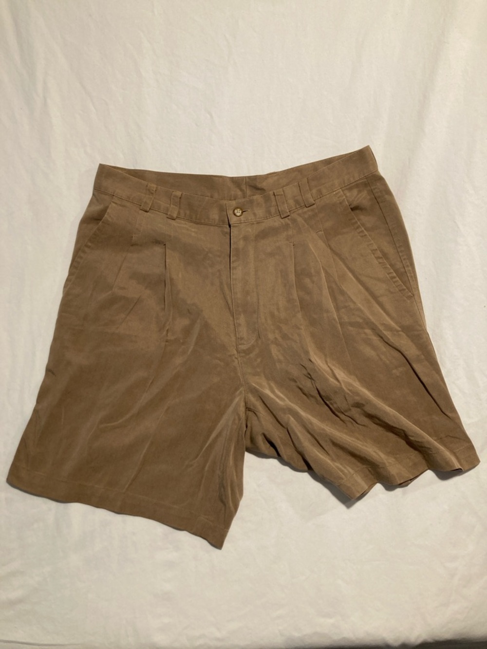 Tori Richard Men's Tan Flat Front Shorts (090)
